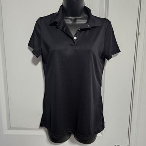 Black Hanes Polo